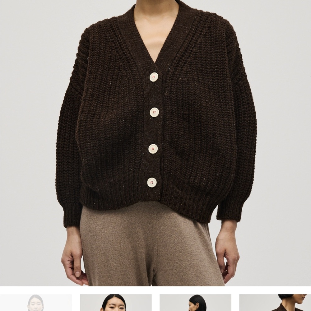 Babaa Cardigan No19 in Earth